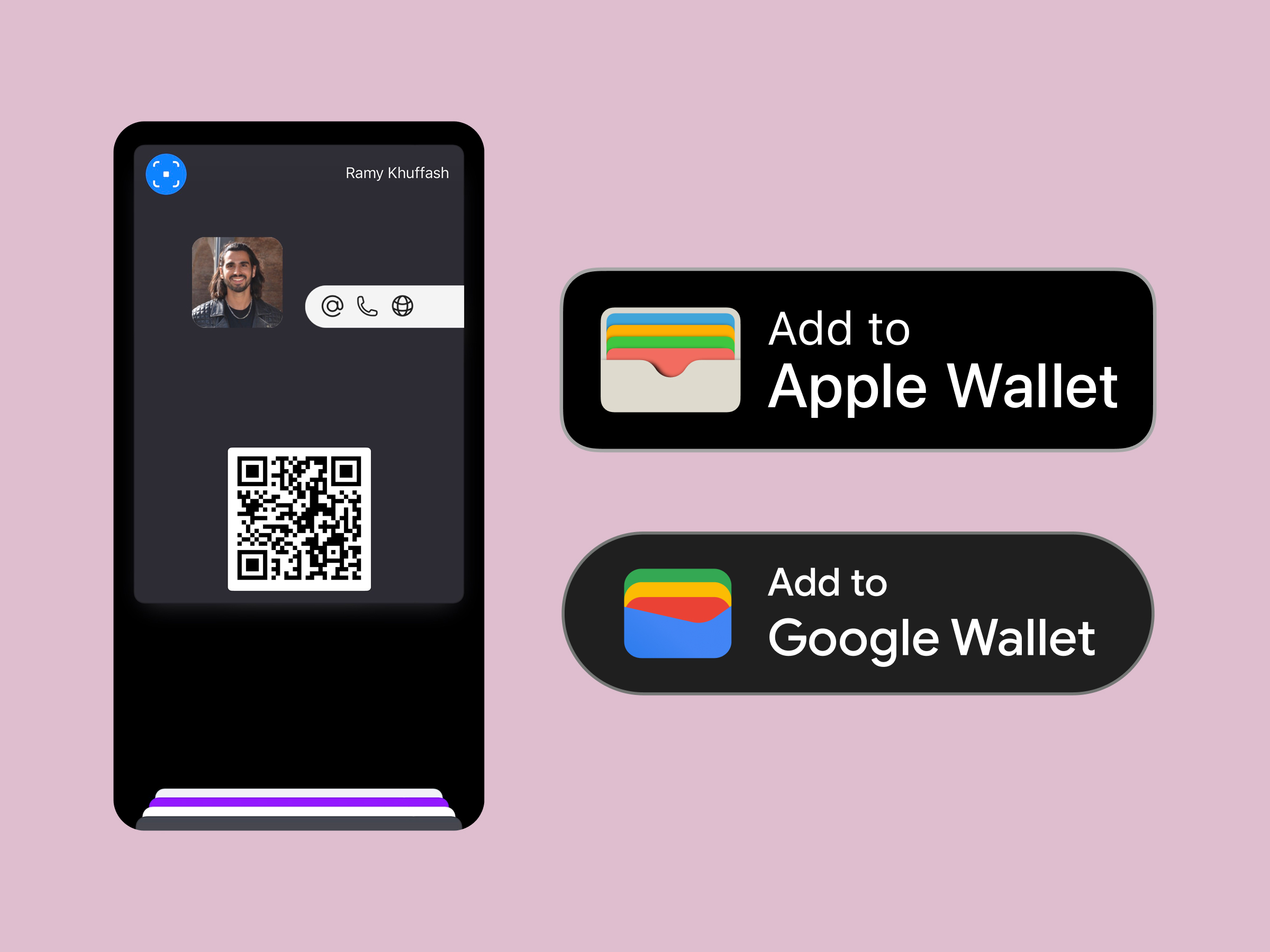 Apple wallet business card